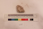 Stucco Fragment, Stucco; carved, painted