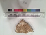 Stucco Fragment, Stucco; carved, painted
