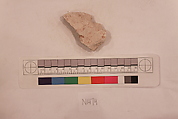 Stucco Fragment, Stucco; carved, painted