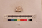 Stucco Fragment, Stucco; carved, painted