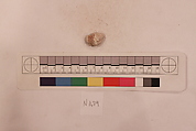 Stucco Fragment, Stucco; carved, painted