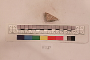 Stucco Fragment, Stucco; carved, painted