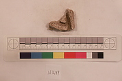 Stucco Fragment, Stucco; carved, painted