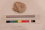Stucco Fragment, Stucco; carved, painted