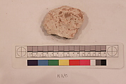 Stucco Fragment, Stucco; carved, painted