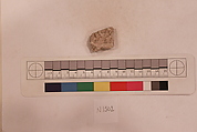 Stucco Fragment, Stucco; carved, painted