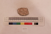 Stucco Fragment, Stucco; carved, painted