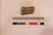 Stucco Fragment, Stucco; carved, painted