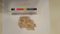 Stucco Fragment, Stucco; carved, painted