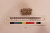 Stucco Fragment, Stucco; carved, painted