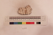 Stucco Fragment, Stucco; carved, painted