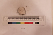 Stucco Fragment, Stucco; carved, painted