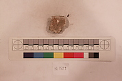 Stucco Fragment, Stucco; carved, painted