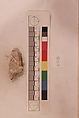 Stucco Fragment, Stucco; carved, painted