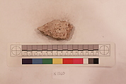 Stucco Fragment, Stucco; carved, painted