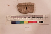 Stucco Fragment, Stucco; carved, painted