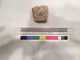 Stucco Fragment, Stucco; carved, painted