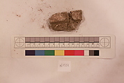 Stucco Fragment, Stucco; carved, painted