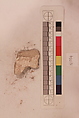 Stucco Fragment, Stucco; carved, painted