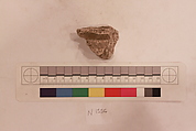 Stucco Fragment, Stucco; carved, painted