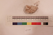 Stucco Fragment, Stucco; carved, painted