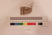 Stucco Fragment, Stucco; carved, painted