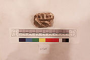 Stucco Fragment, Stucco; carved, painted