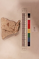 Stucco Fragment, Stucco (mortar); carved, painted