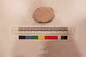 Stucco Fragment, Stucco; carved, painted