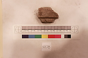 Stucco Fragment, Stucco; carved, painted