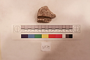 Stucco Fragment, Stucco; carved, painted