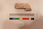 Stucco Fragment, Stucco; carved, painted