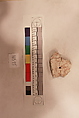 Stucco Fragment, Stucco (mortar); carved, painted