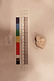 Stucco Fragment, Stucco (mortar); carved, painted