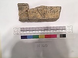 Stucco Fragment, Stucco, carved, painted