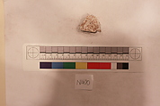 Stucco Fragment, Stucco (mortar); carved, painted