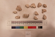 Stucco Fragment, Stucco; carved, painted