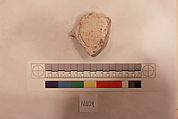 Stucco Fragment, Stucco; carved, painted