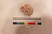 Stucco Fragment, Stucco; carved, painted