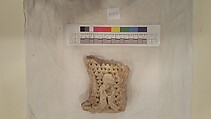 Stucco Fragment, Stucco; carved, painted
