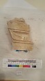 Stucco Fragment, Stucco; carved, painted