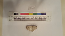 Stucco Fragment, Stucco; carved, painted (?)