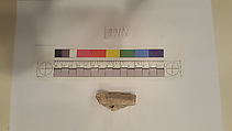 Stucco Fragment, Stucco; carved, painted (?)
