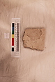 Stucco Fragment, Stucco; carved, painted