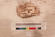 Stucco Fragment, Stucco; carved, painted