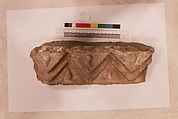 Stucco Fragment, Stucco; carved, painted