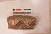 Stucco Fragment, Stucco; carved, painted