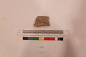 Stucco Fragment, Stucco; carved, painted