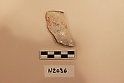 Ceramic Fragment, Stonepaste; luster-painted on an transparent white glaze