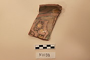 Ceramic Fragment, Earthenware; slip painted under a colorless glaze.